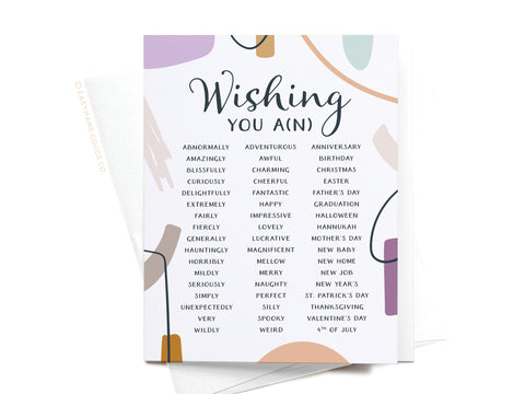 Pick the Occasion Greeting Card