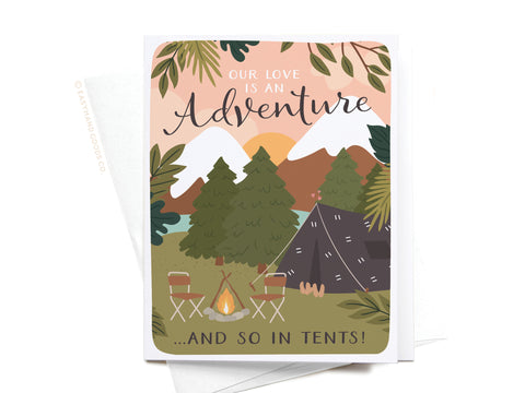 Our Love is an Adventure Greeting Card - Onderkast Studio