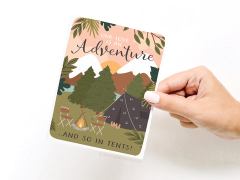 Our Love is an Adventure Greeting Card - Onderkast Studio