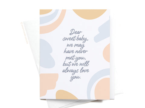 Dear Sweet Baby Miscarriage Greeting Card