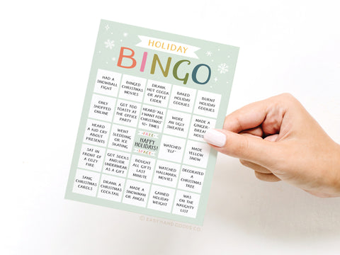 Holiday Bingo Greeting Card