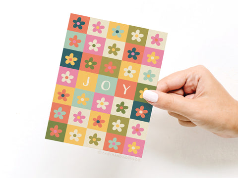 Joy Daisies Greeting Card