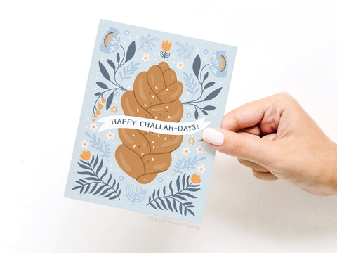 Happy Challah-days Greeting Card