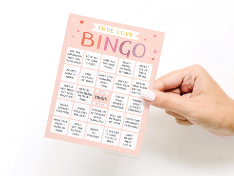 True Love Bingo Greeting Card