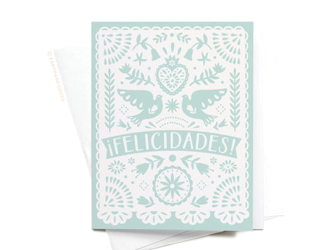 Felicidades Papel Picado Greeting Card