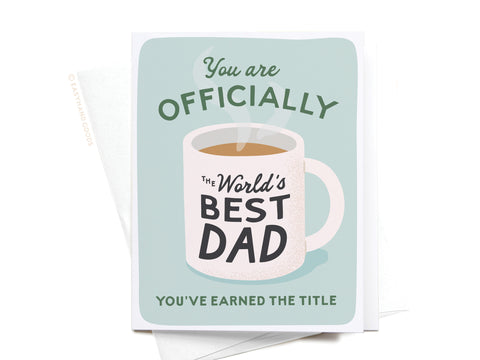 World's Greatest Dad Greeting Card
