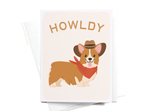 Howldy Greeting Card