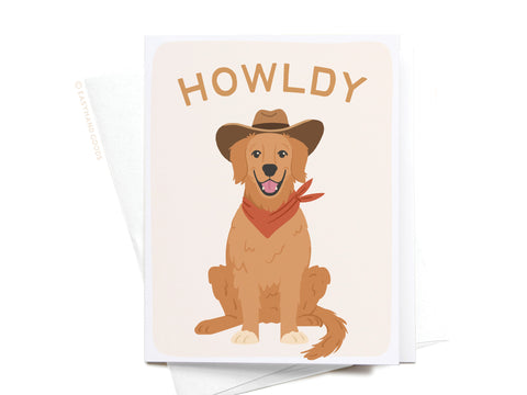 Howldy Greeting Card