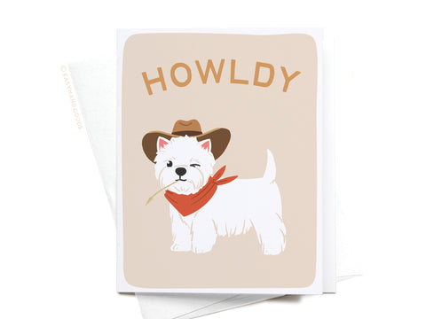 Howldy Greeting Card