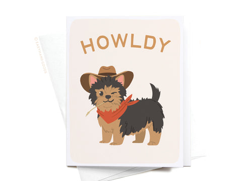 Howldy Greeting Card