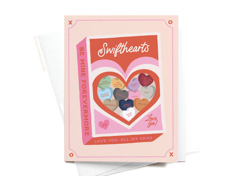 Swifthearts Candy Box Greeting Card
