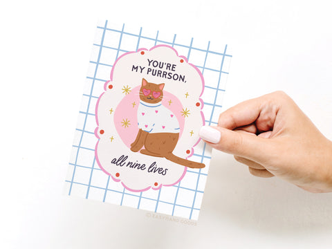 You're My Person All 9 Lives Greeting Card