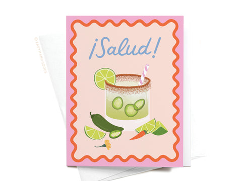 Salud Margarita Greeting Card