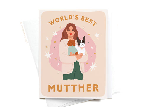 World’s Best Mutther Greeting Card