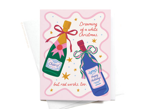 Dreaming of a White Christmas Greeting Card