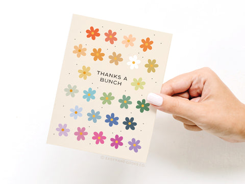 Thanks a Bunch Daisies Greeting Card