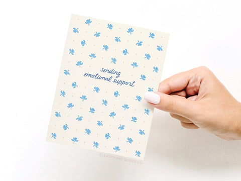 Sending Emotional Support Greeting Card