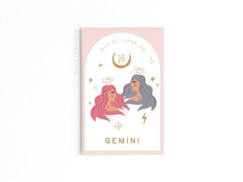 Gemini Zodiac Refrigerator Magnet