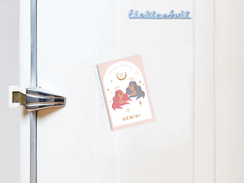 Gemini Zodiac Refrigerator Magnet
