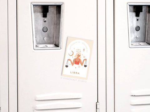 Libra Zodiac Refrigerator Magnet