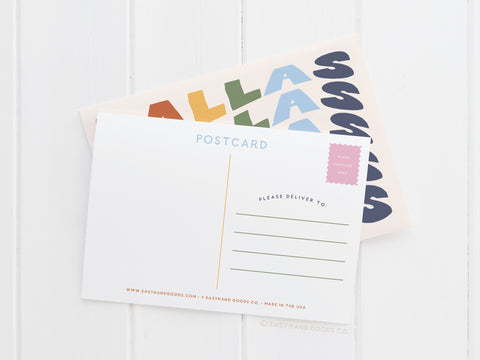 Wavy Dallas Postcard