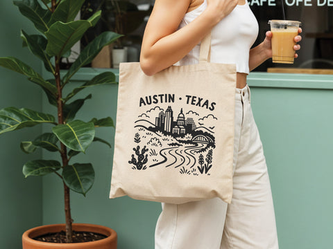 Austin Skyline Tote Bag