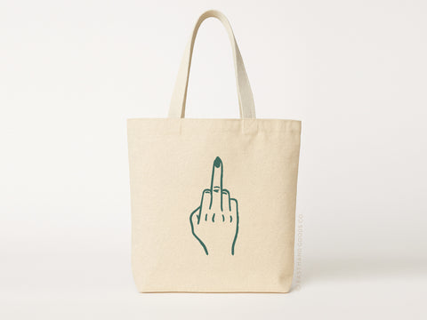 Middle Finger Tote Bag