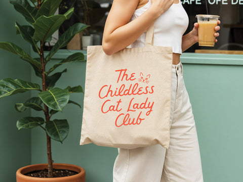 Childless Cat Lady Tote Bag