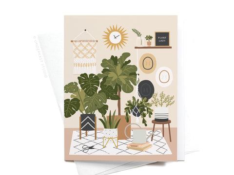 Plant Lady Greeting Card