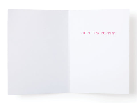 Happy Birthday Party Balloons Greeting Card