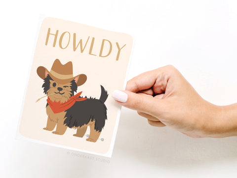 Howldy Greeting Card