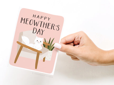 Happy Meowther's Day Greeting Card