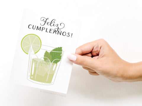 Feliz Cumpleaños! Mojito Greeting Card