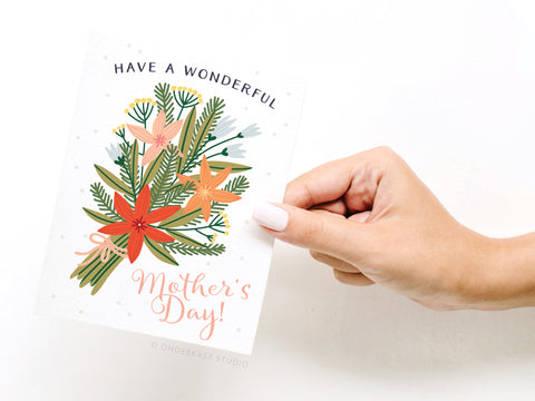 Have a Wonderful Mother's Day! Bouquet Greeting Card